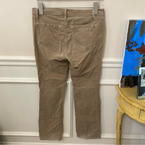 LOFT Ann Taylor Tan Corduroy Modern Boot Pants Size 6 Beige Cords EUC - Picture 3 of 10